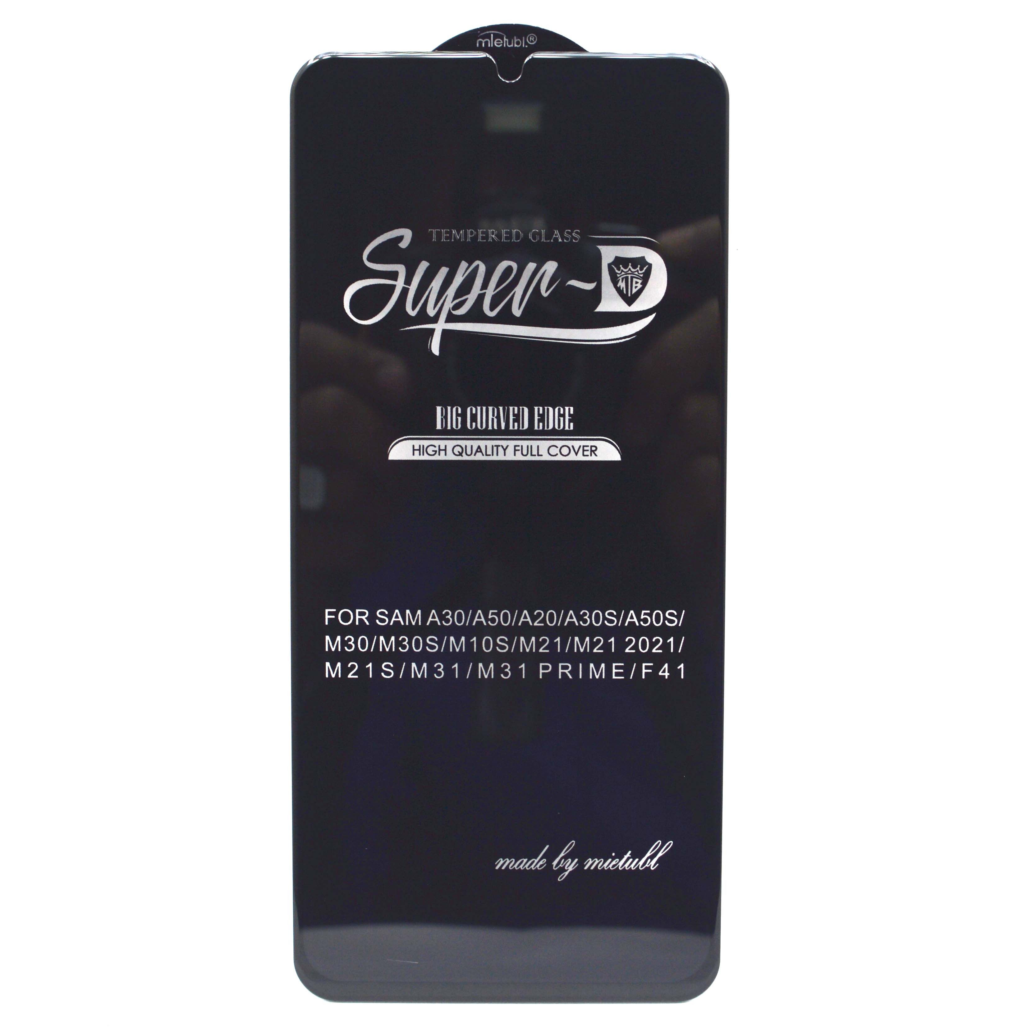 Super D Tempered Glass Guard For Samsung A30 A50 A20 A30S A50S M30 M30S M10S M21 M21 M21S M31 M31 Prime F41